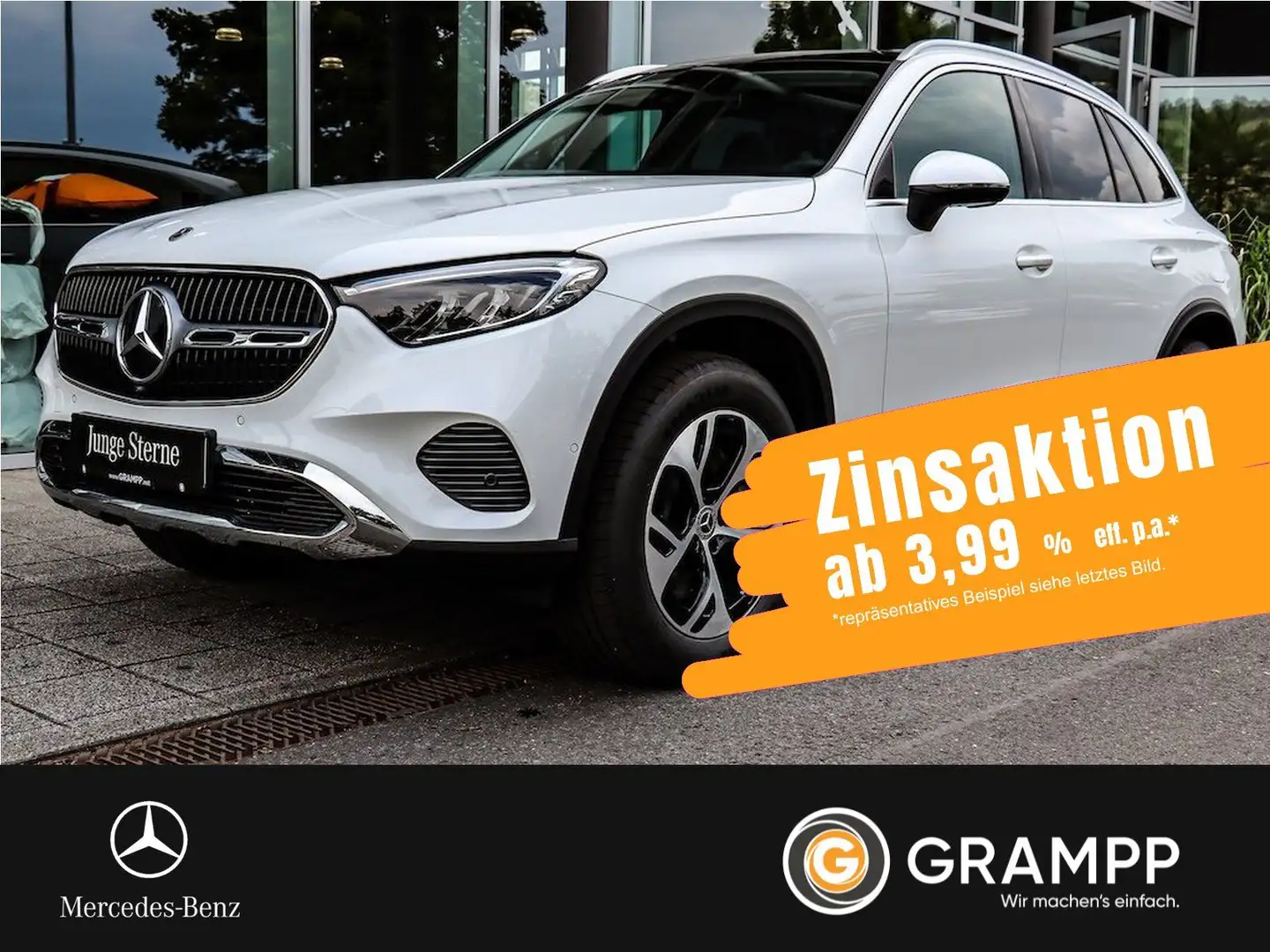 Mercedes-Benz GLC 300 e 4M AvantgardePlus Pano/AHK/Distronic Weiß - 1