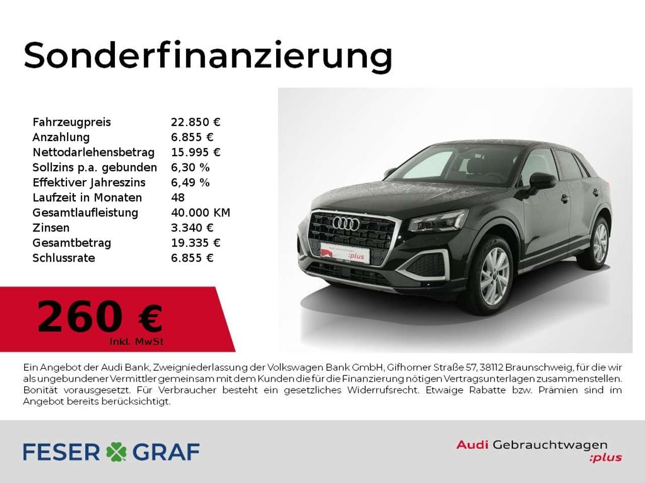 Audi Q2 2025 — 30 TFSI Matrix/R-Kamera/AHK/Navi-Vorb./17 Zoll