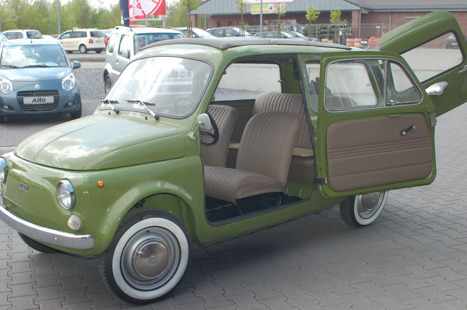Fiat 500 Giardiniera - VERKAUF GEGEN GEBOT!!! Grün - 2