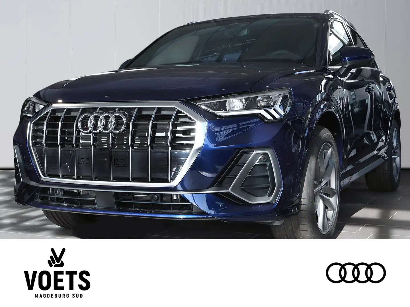 Audi Q3 S line 45 TFSIe 180(245) kW(PS) LED+AHK Blau - 1