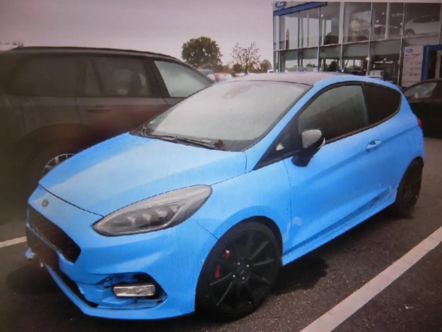 Ford Fiesta 1.5 EcoBoostST/Navi,Klima,SHZ,18" LMF,Schaden vorn Bleu - 1
