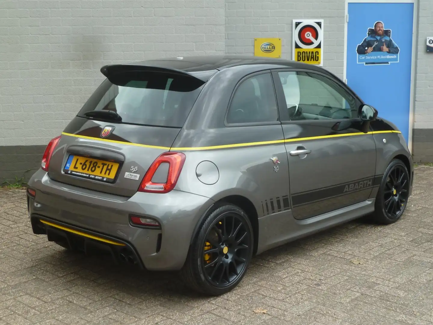 Fiat 500 Abarth 1.4 T-Jet 595 Pista|Two-Tone|Beats-Audio|ECC|PDC|C Gris - 2