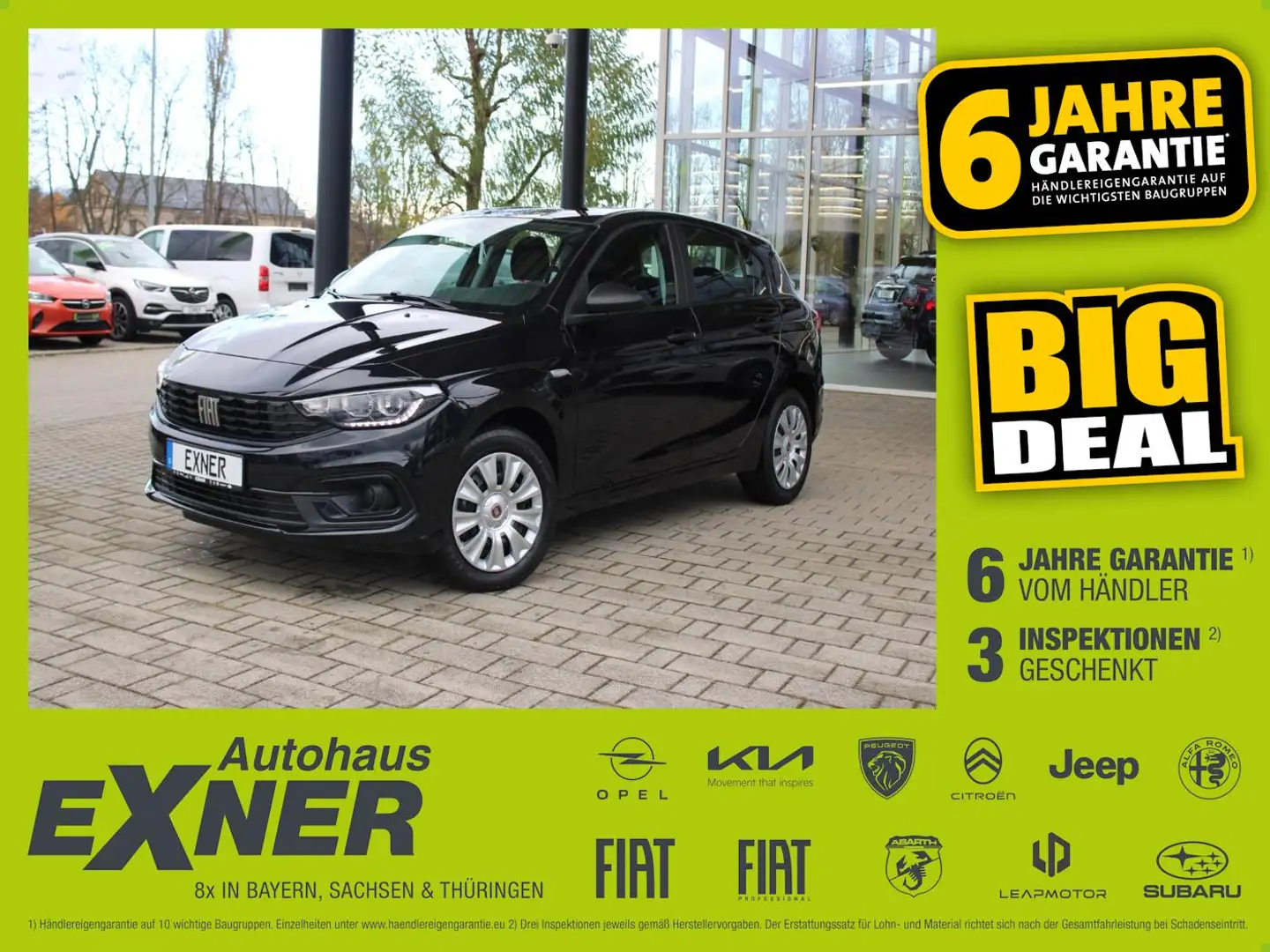Fiat Tipo Klima, Geschwindigkeitsregler, Bluetooth Schwarz - 1