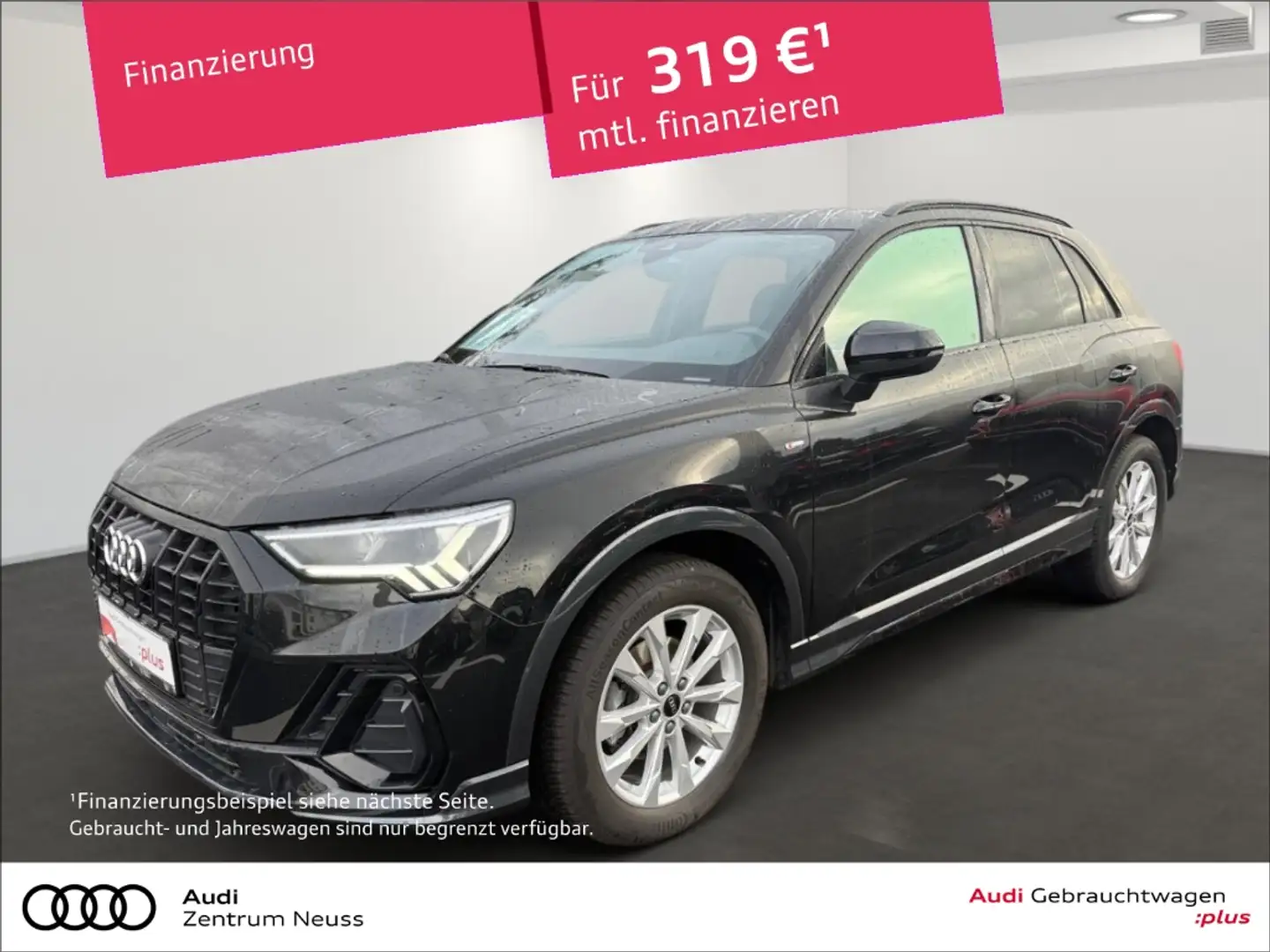 Audi Q3 S line 35 TFSI tronic AHK NAVI KAMERA CARPLAY Schwarz - 1