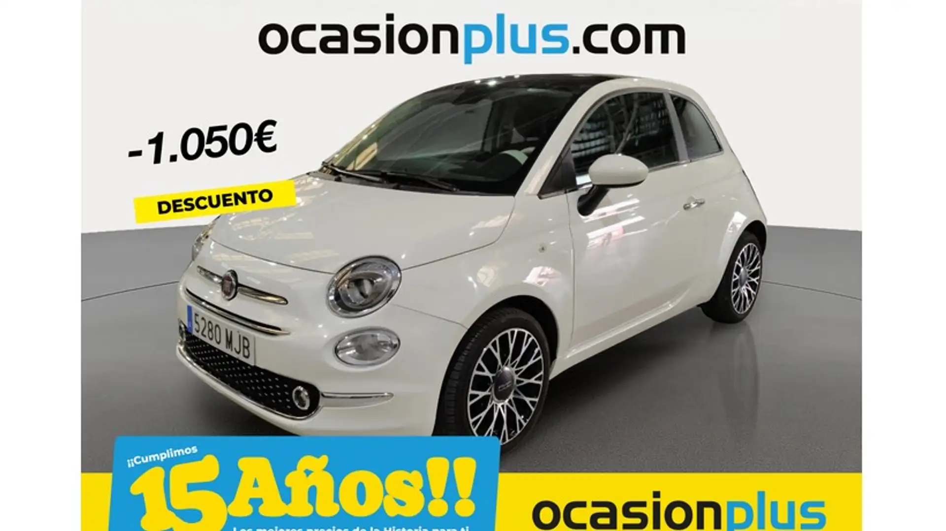 Fiat 500 1.0 Hybrid Dolcevita 52kW Blanco - 1