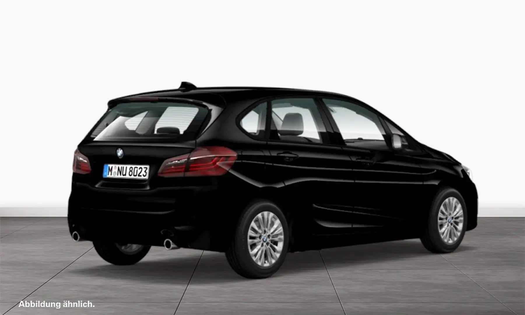 BMW 218 d Active Tourer Advantage DAB LED RFK Navi Schwarz - 2