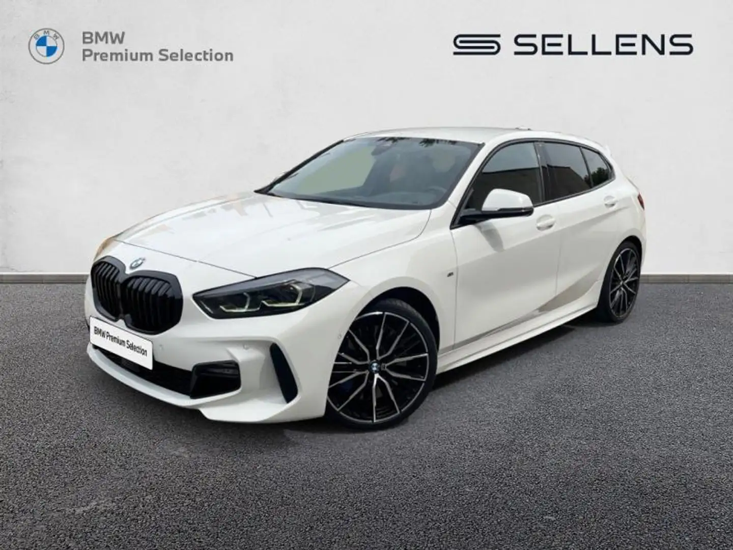 BMW 118 118dA 150ch M Sport 8cv Blanc - 1