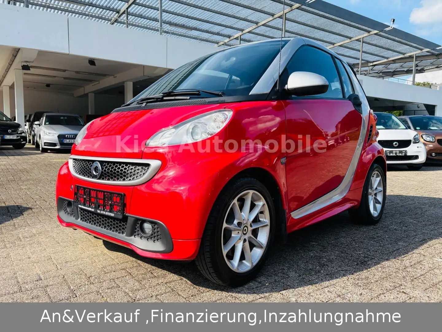 smart forTwo Cabrio cdi AUTOM/SITZH/KLIMA/2.HAND/TÜV Rouge - 1