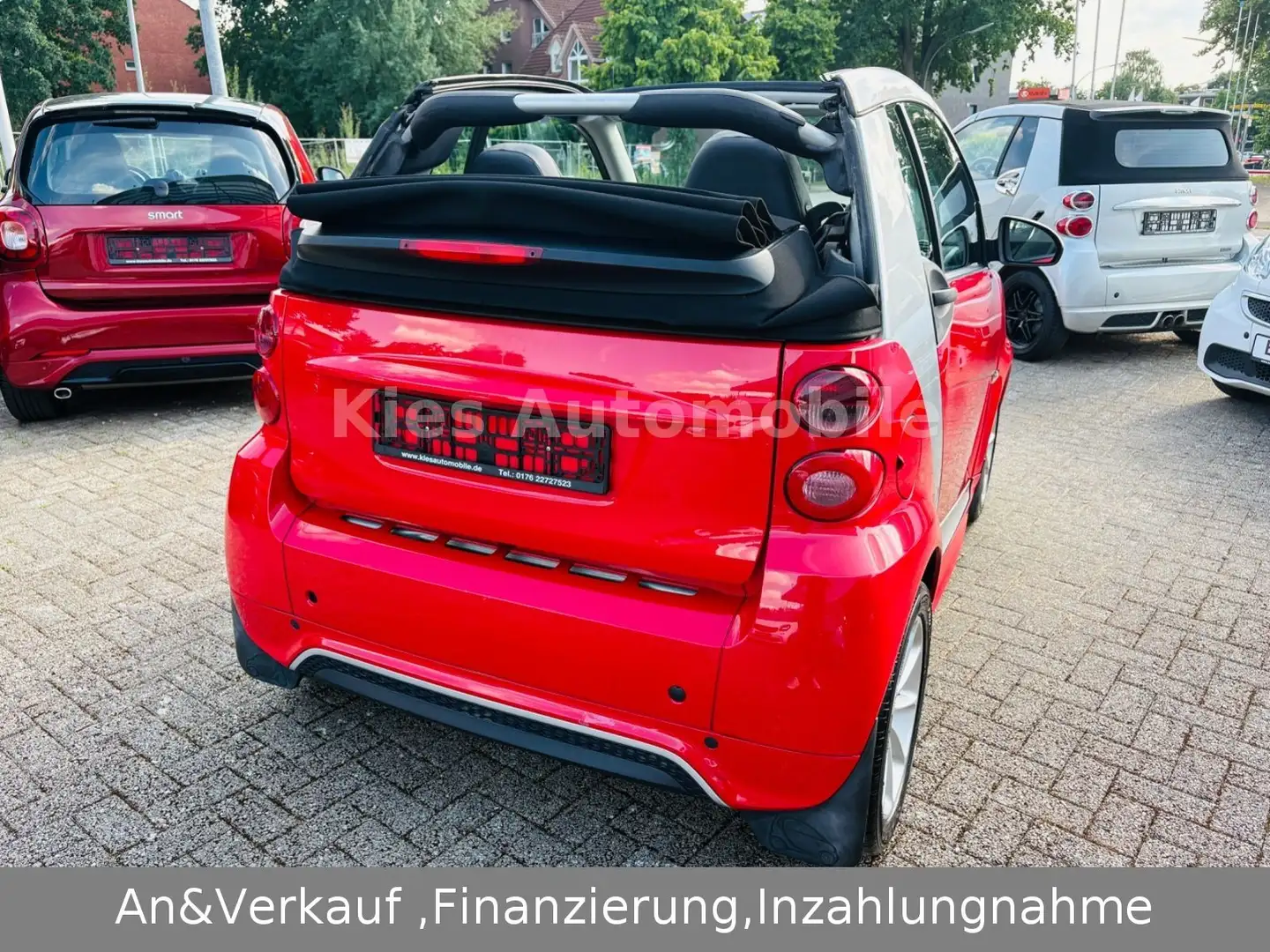 smart forTwo Cabrio cdi AUTOM/SITZH/KLIMA/2.HAND/TÜV Rouge - 2