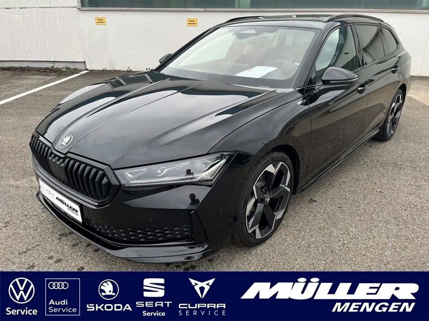Skoda Superb Combi Sportline 2,0 TSI DSG 4x4 Zwart - 1