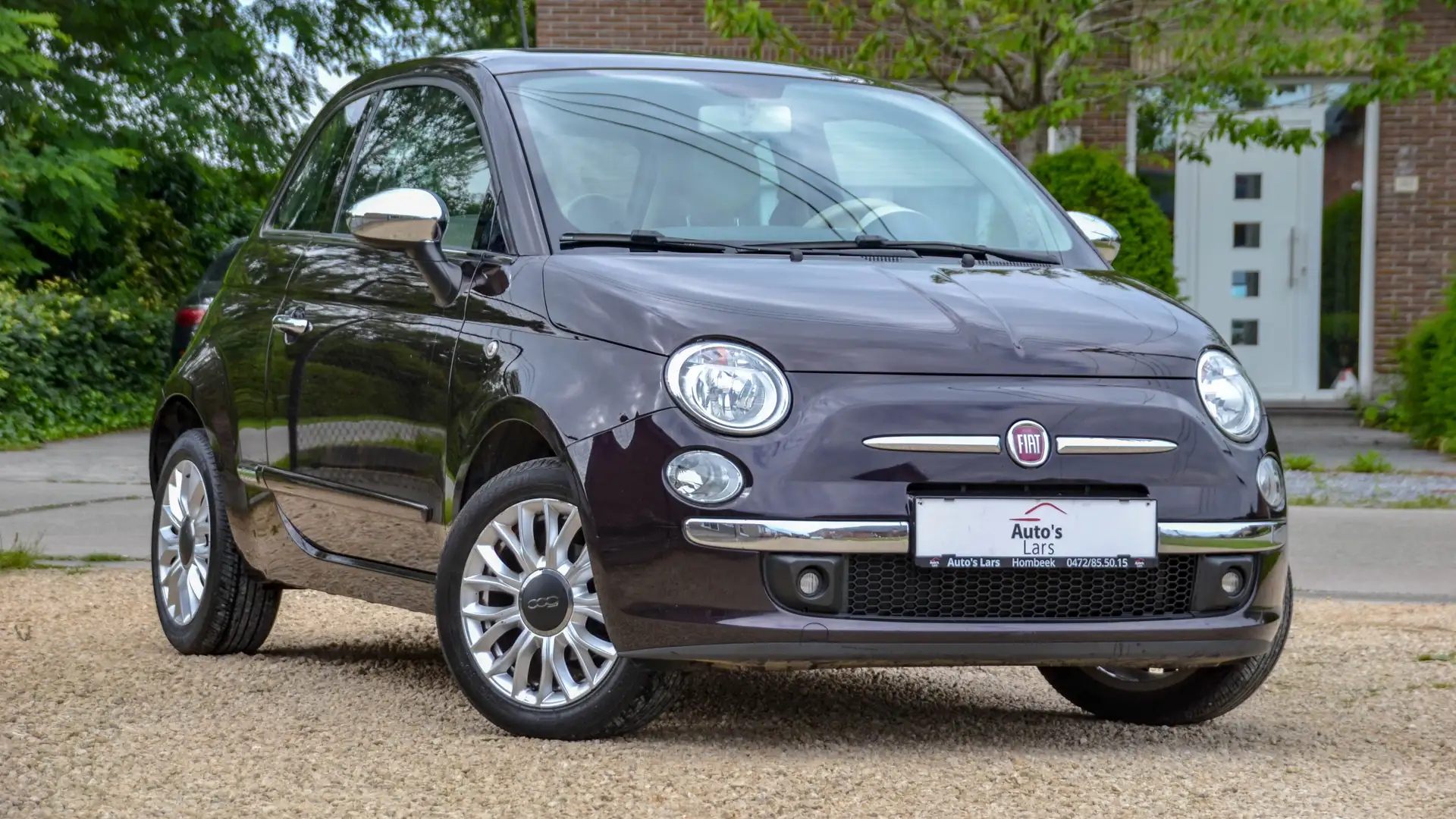Fiat 500 1.2i Lounge Grijs - 1