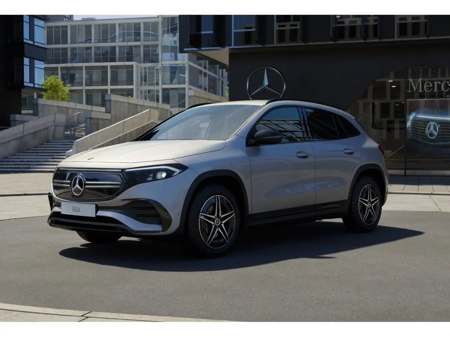 Mercedes-Benz EQA 300 4M AMG+Night+Navi+MBUX+Ambiente+CarPlay+ Silber - 2