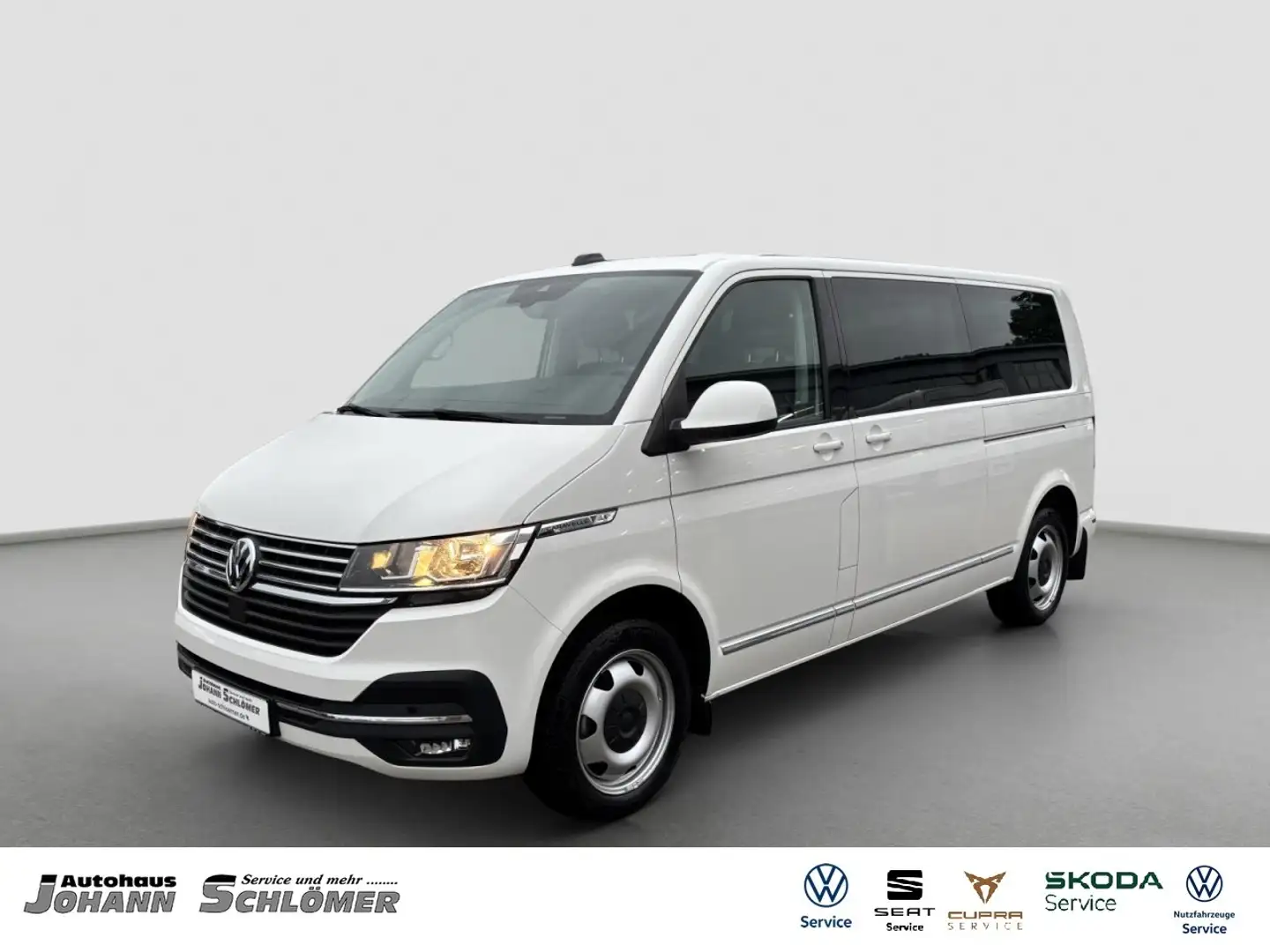 Volkswagen T6.1 Caravelle Comfortline 2xSchiebetür LR langer Radstand NAVI Weiß - 1