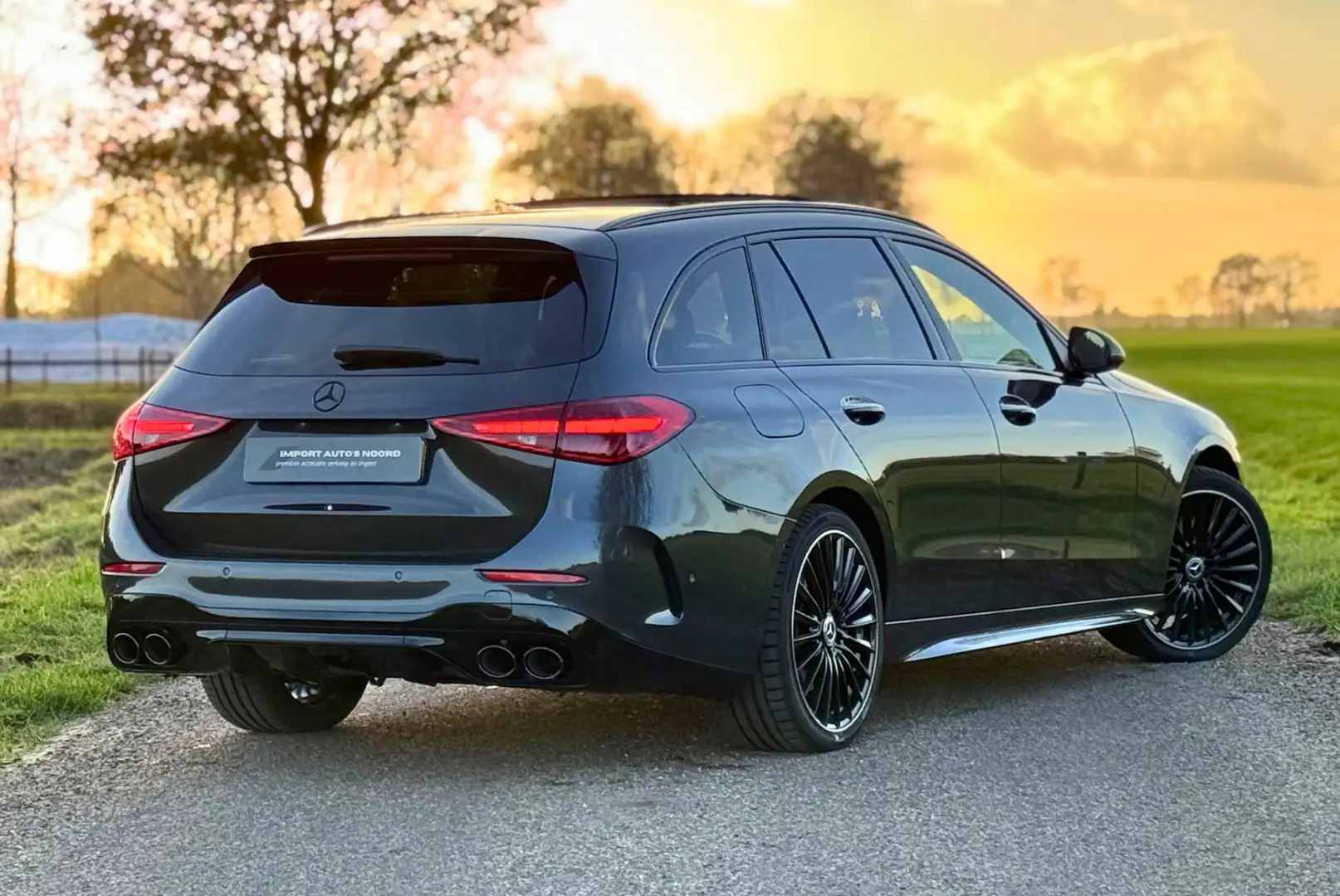 Mercedes-Benz C 300 Estate e AMG Line Pano Memory Sfeerverlichting ACC Grijs - 2