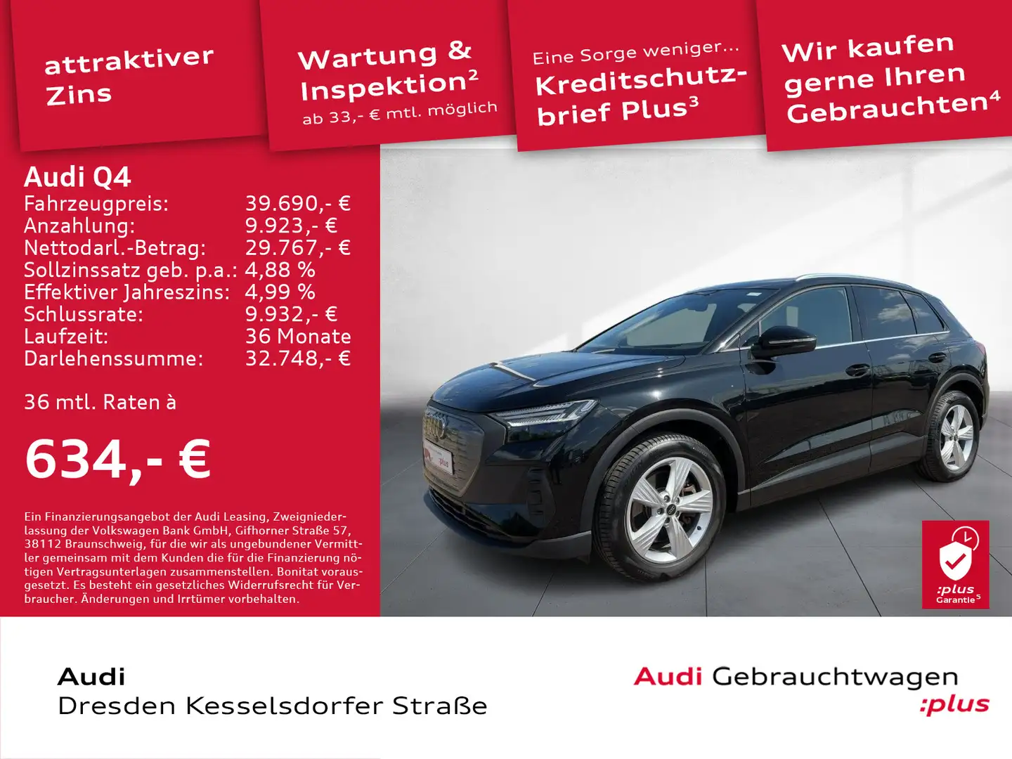 Audi 40 e-tron Navi AHZV Kamera LED Schwarz - 1