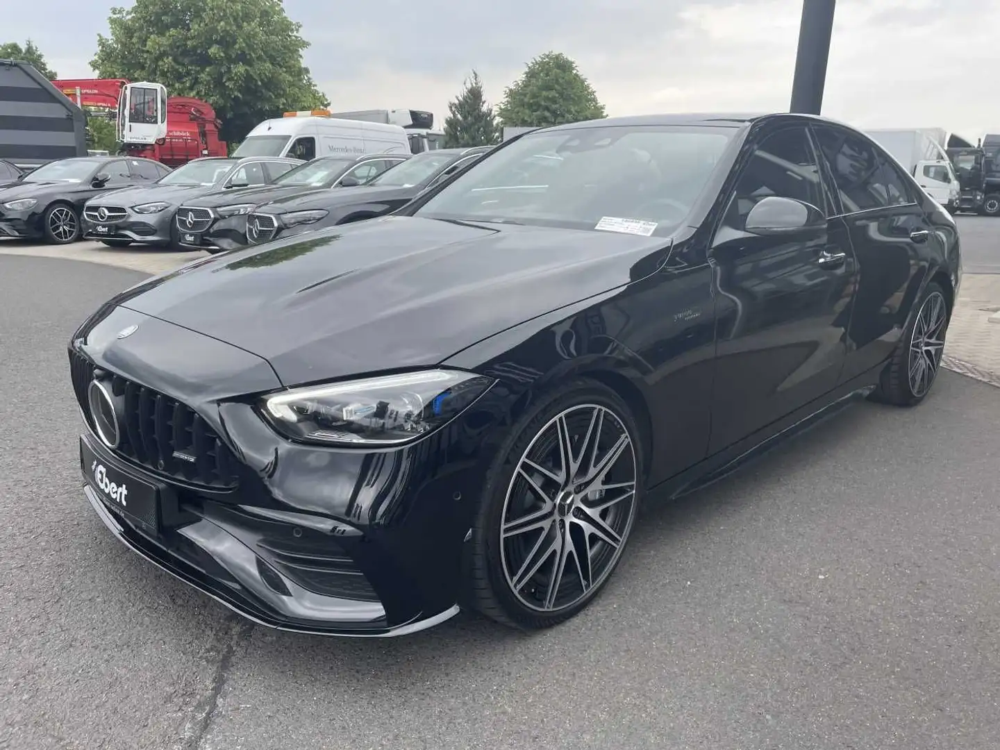 Mercedes-Benz C 43 AMG Digital+Burm+Distr+360+HUD+AHK+ Carbon Zwart - 2