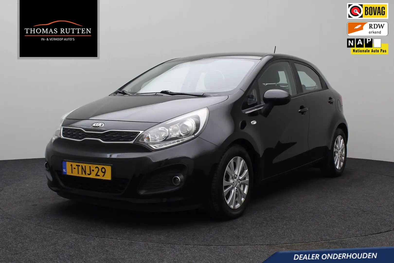 Kia Rio 1.2 CVVT BusinessLine 2014 | Dealeronderhouden | 1 Czarny - 1