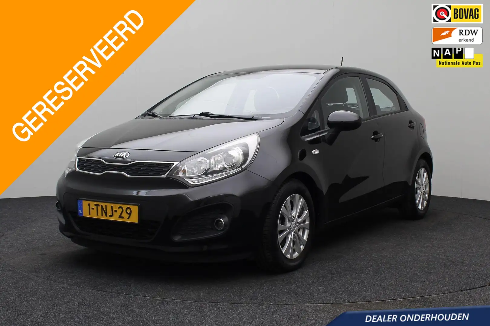 Kia Rio 1.2 CVVT BusinessLine 2014 | Dealeronderhouden | 1 Negru - 1