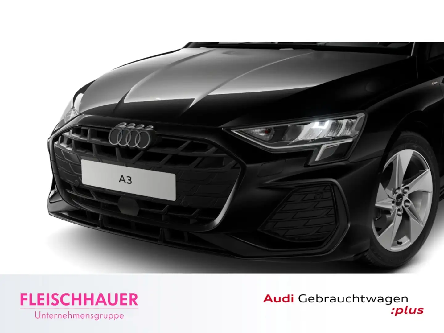 Audi A3 Sportback 35 TFSI S line Navi+LED+Leder+Sound+APP Schwarz - 2