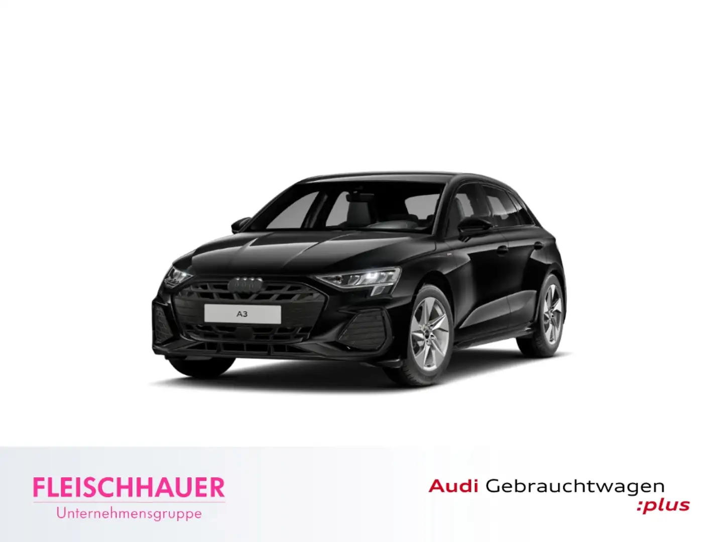 Audi A3 Sportback 35 TFSI S line Navi+LED+Leder+Sound+APP Schwarz - 1