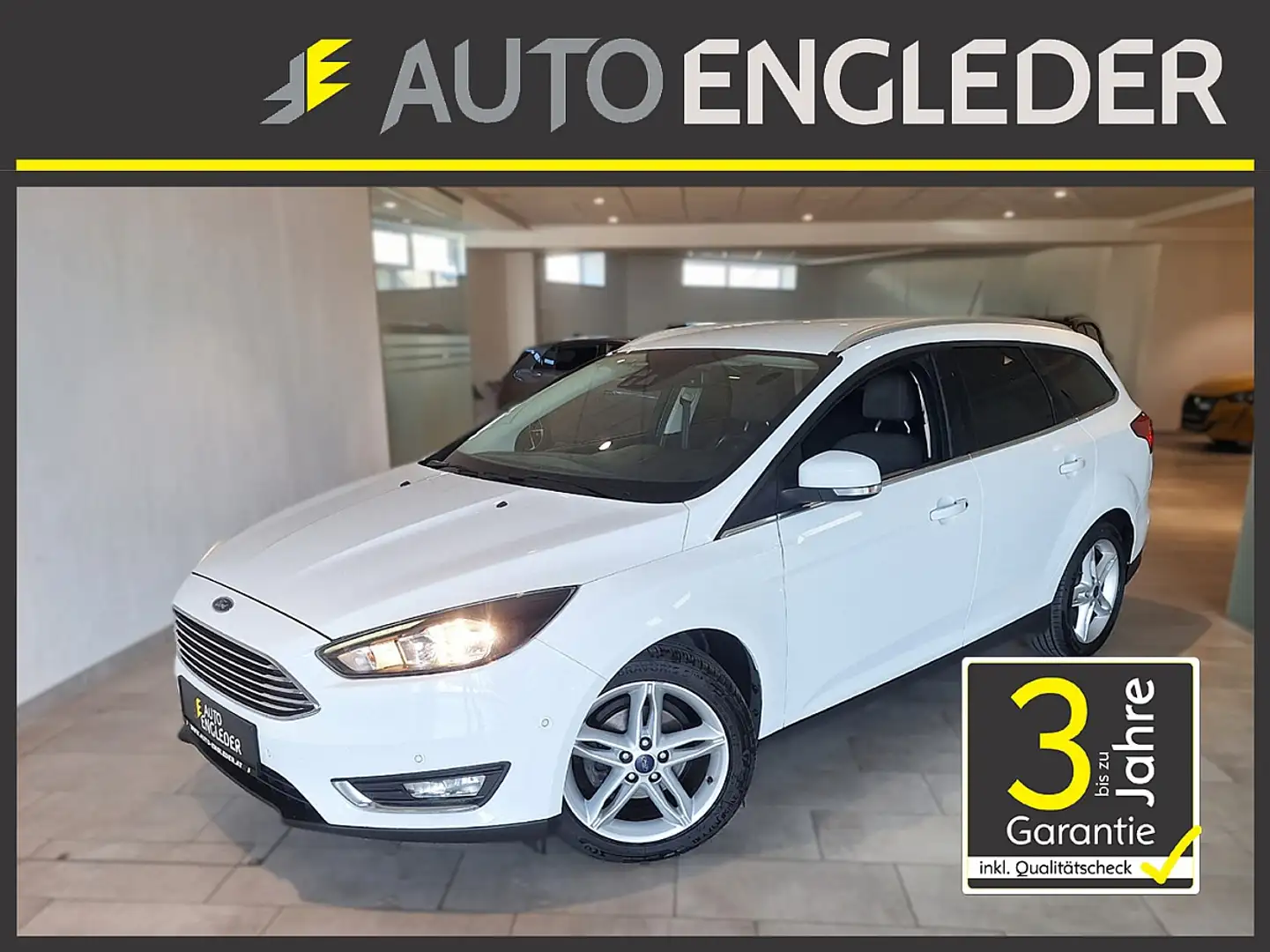 Ford Focus Traveller 1,5 TDCi Titanium Blanc - 1