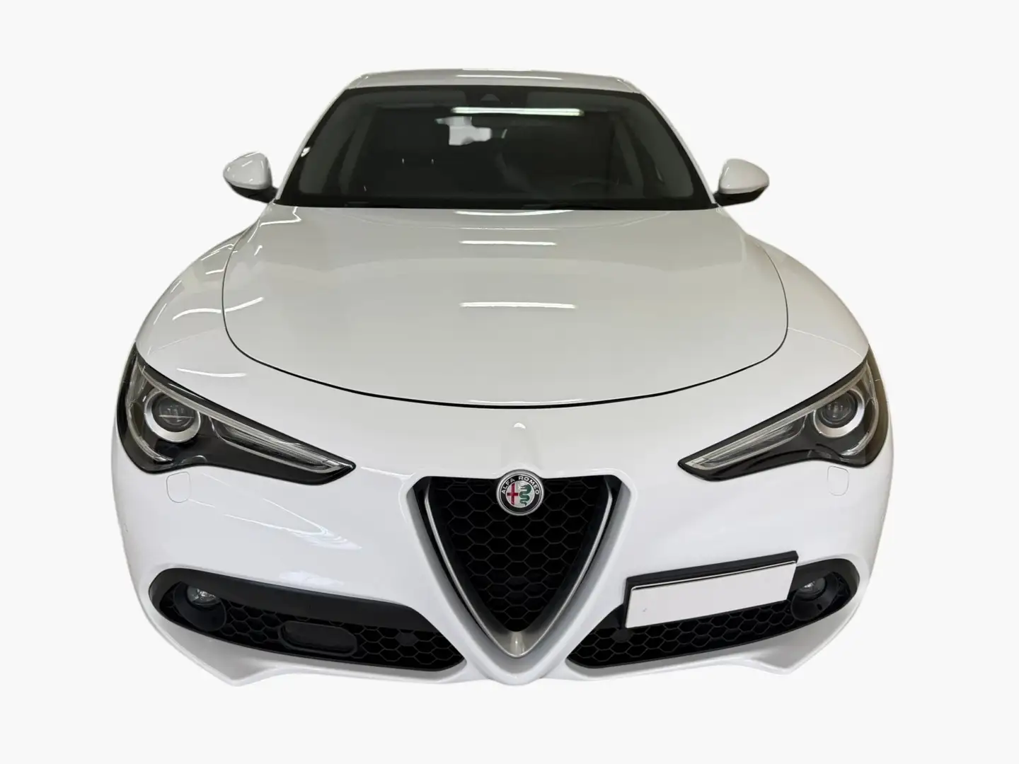 Alfa Romeo Stelvio 2.2 t Q4 210cv AT8 Full Opt Pelle Pinze Rosse 20' Weiß - 2