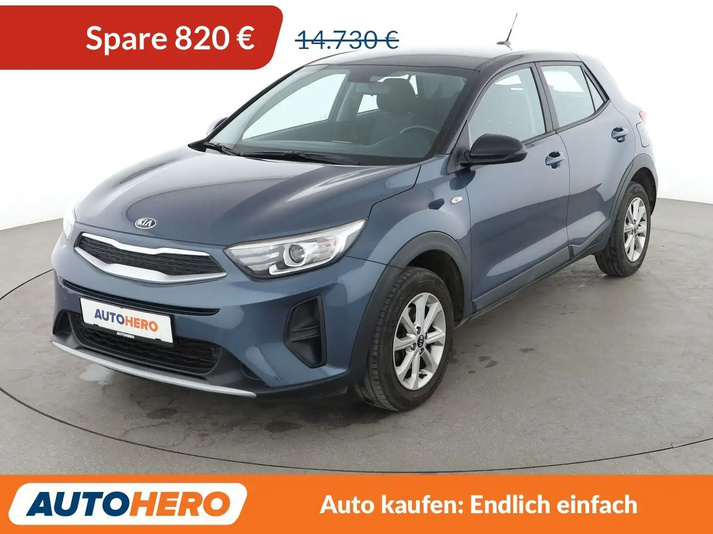 Kia Stonic 1.2 Edition 7 *LED*TEMPO*PDC*SHZ* Blau - 1