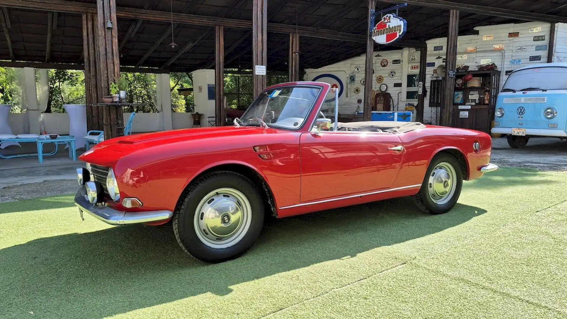 Fiat 1200 OSI S Spider Rosso - 1