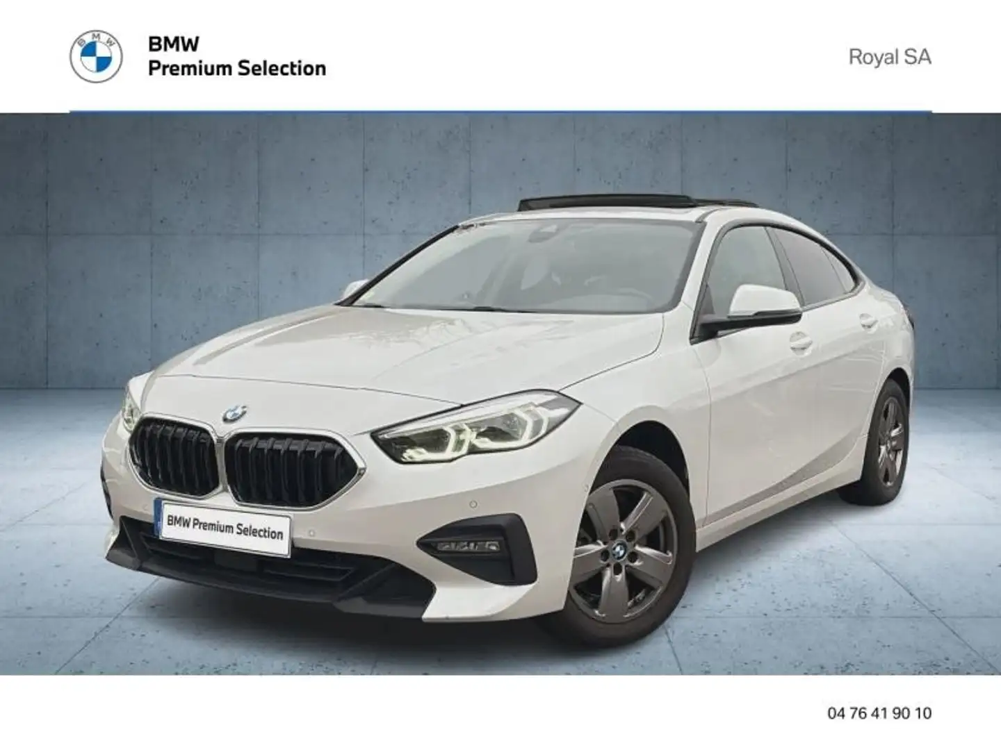 BMW 218 218dA 150ch Business Design BVA8 Blanc - 1
