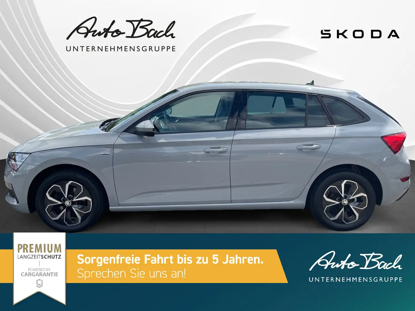 Skoda Scala 1.0 TSI Drive DSG LED CarPlay GRA EPH AHK Gris - 2