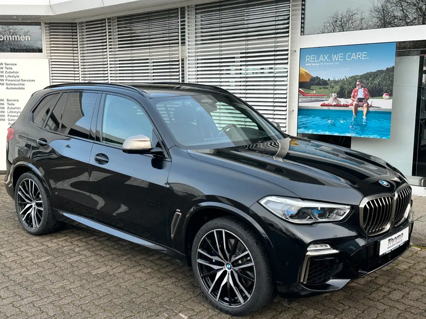 BMW X5 M50d +Pano.D+el.AHK+SoftClose+H+K Hifi+Laser+HUD Schwarz - 1