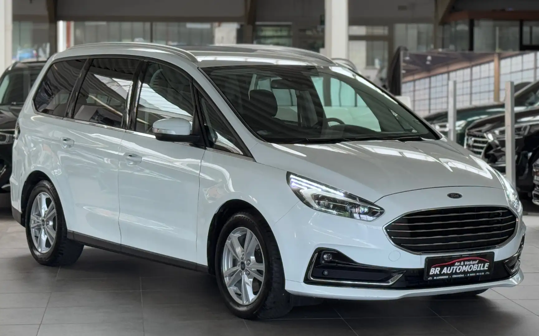 Ford Galaxy Titanium*2.Hand*7-Sitze*AHK*Navi*Kamera*SHZ*LHZ Weiß - 2