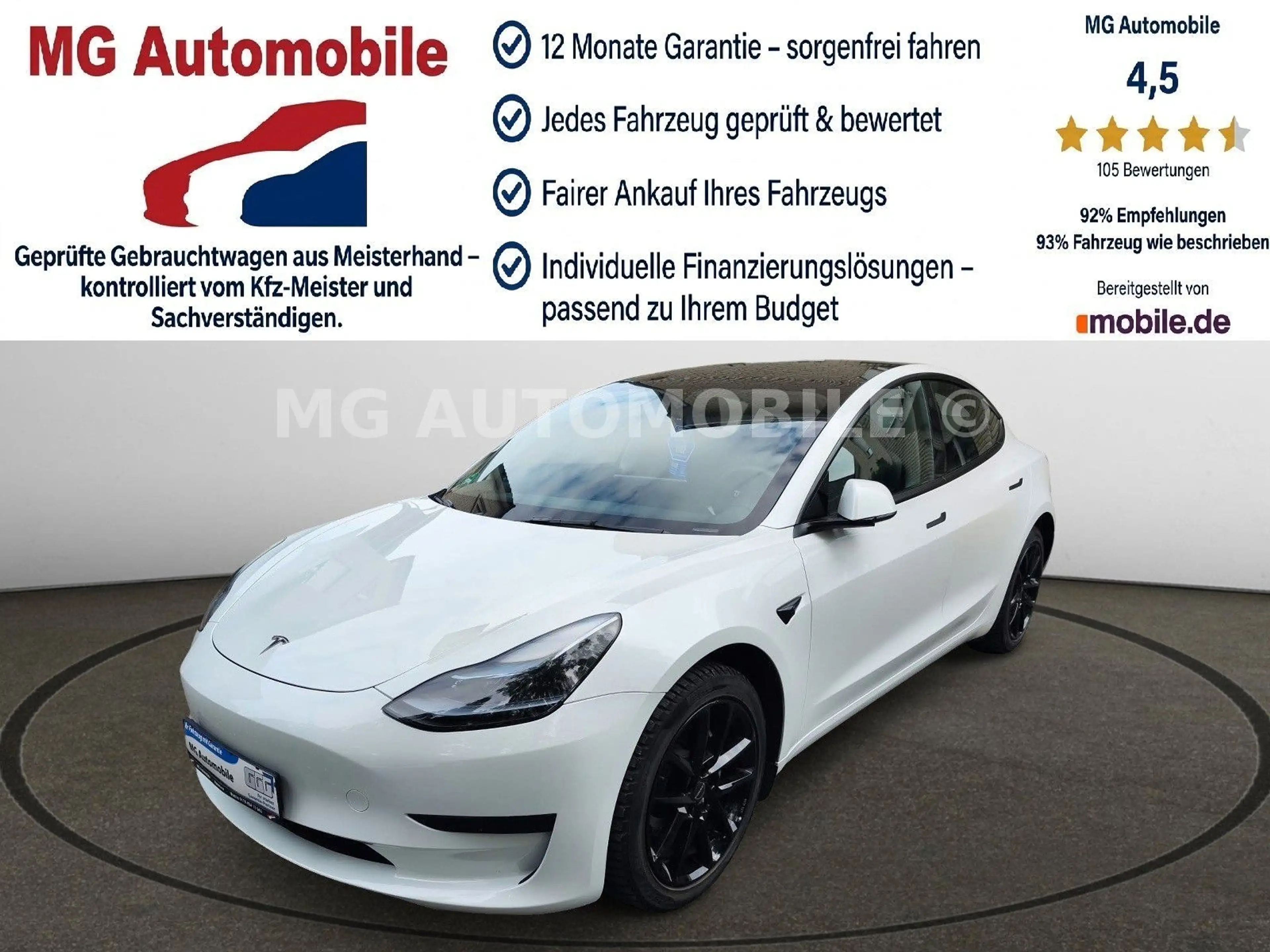 Tesla Model 3 Standard Range Plus 1.Hd LED Navi Pano