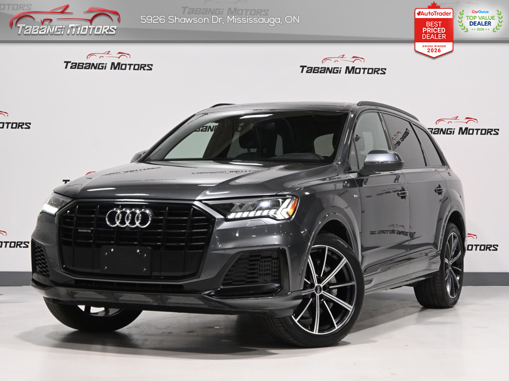 2023 Audi Q7 Progressiv  No Accident S-Line 360CAM Ambient Lighting Navigation Panoramic Roof