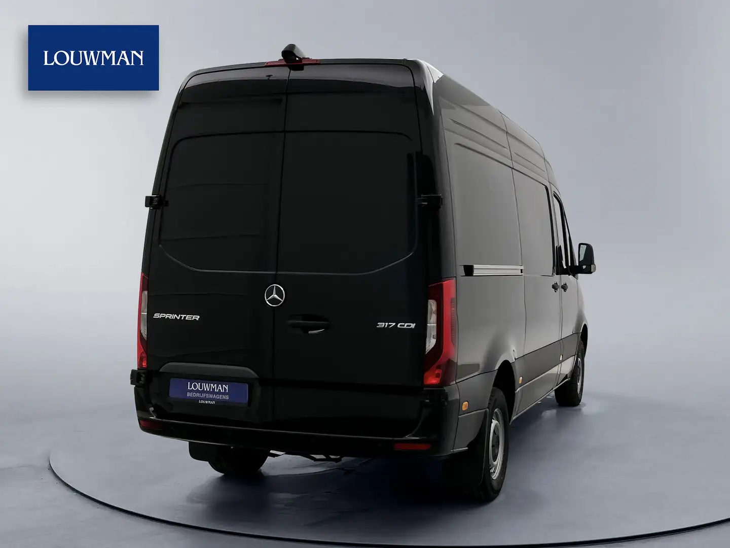 Mercedes-Benz Sprinter 317 1.9 CDI L2H2 PRO LED BPM-vrij Navigatie Achter Zwart - 2
