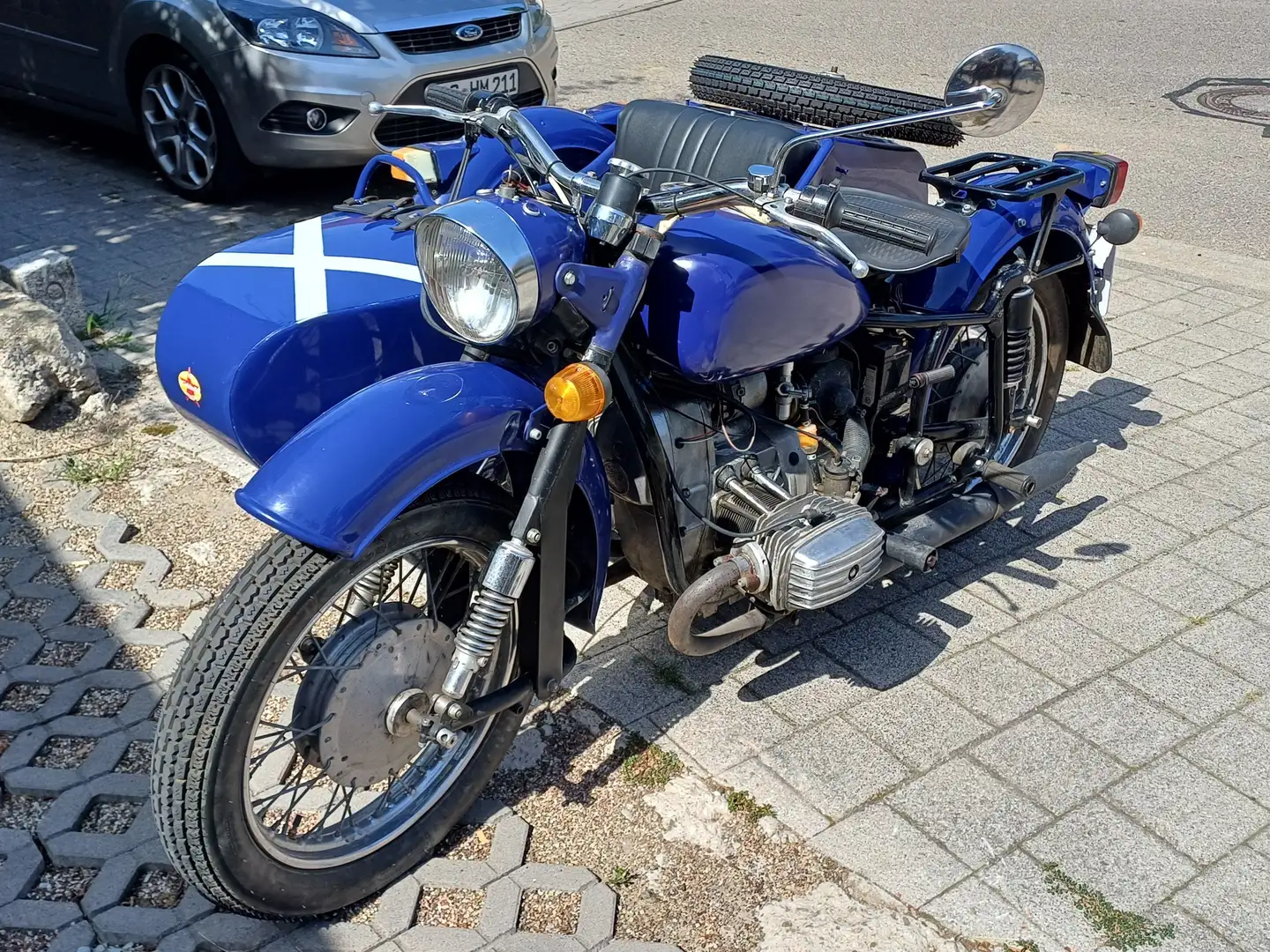 Dnepr K 650 KMZ Niebieski - 2