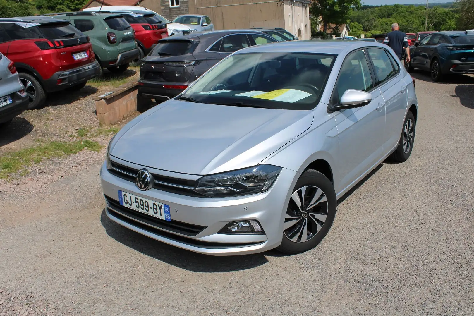 Volkswagen Polo CONFORTLINE ESSENCE TSI 95 CV GPS CARPLAY MP3 RADA Gris - 2