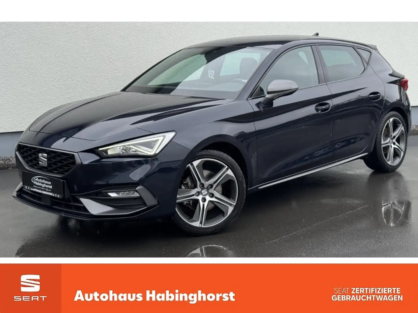 SEAT Leon 2.0 TSI DSG FR Plus LED DCC Navi PDC Klima Ahk Shz Blu/Azzurro - 1