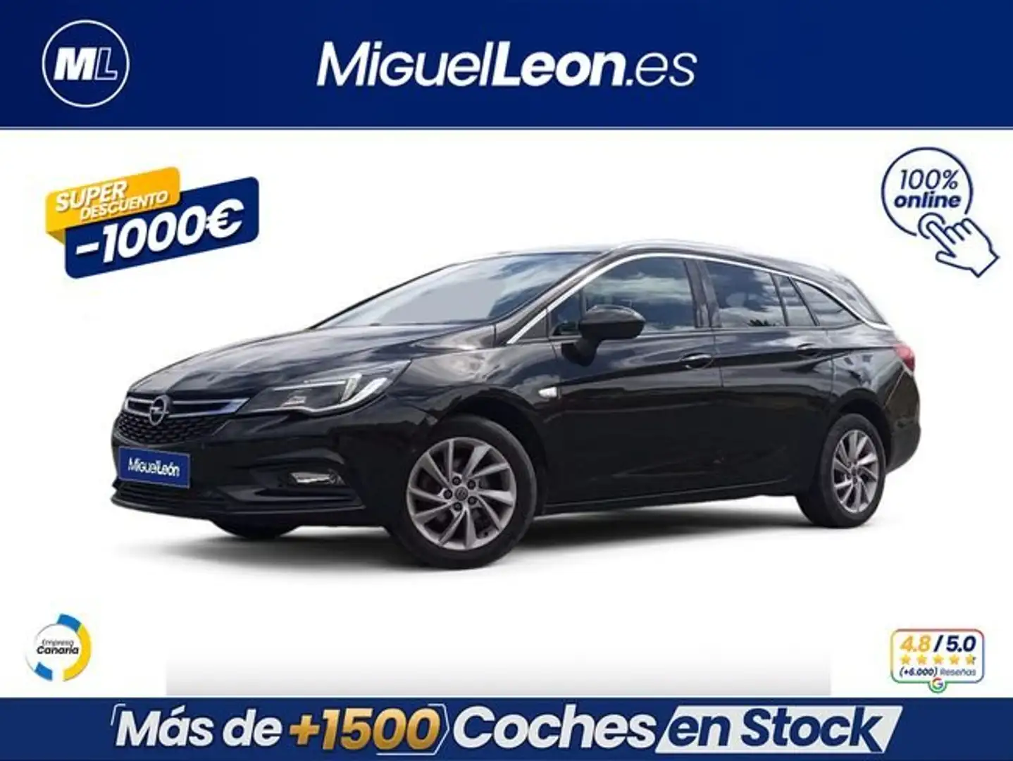 Opel Astra ST 1.4T Dynamic 125 Negro - 1