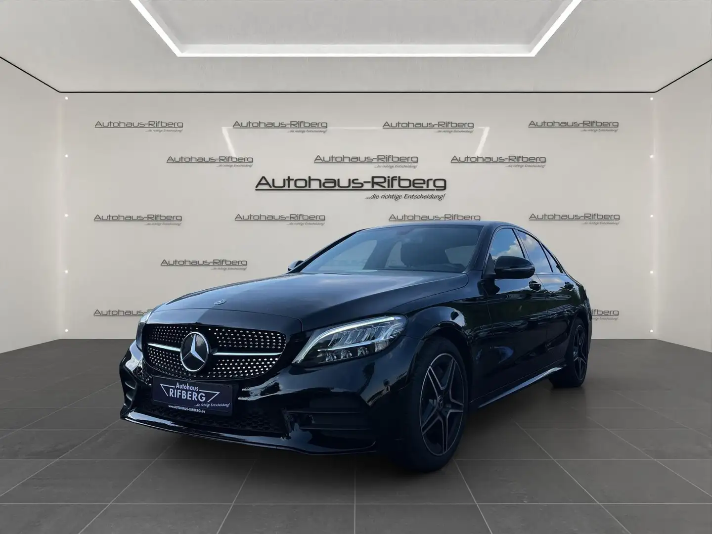 Mercedes-Benz C 300 e AMG 9G LED/18Zoll/Night/Widescreen/Ambie Negro - 1