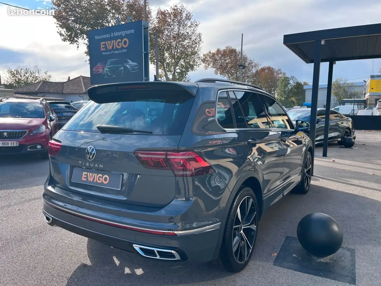 Volkswagen Tiguan ii 2.0 tdi 150ch r-line dsg7 gris dauphin jantes 20'' matrix led Grau - 2