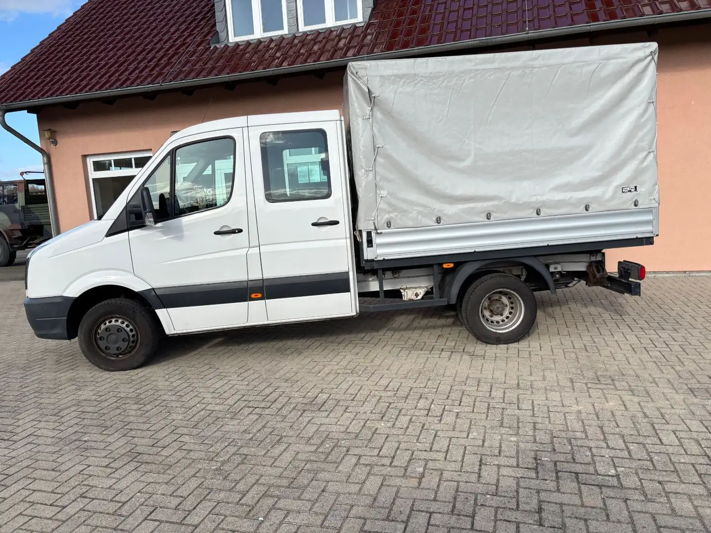 Volkswagen Crafter Pritsche 50 mittel L2 Doppelkabine Weiß - 2