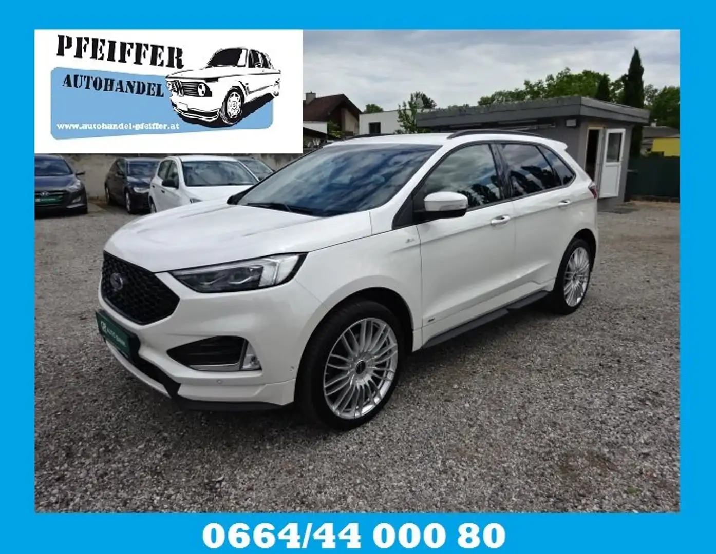 Ford Edge ST-Line 4x4 Eco Blue 21 Zoll Borbet Alufelgen Weiß - 1