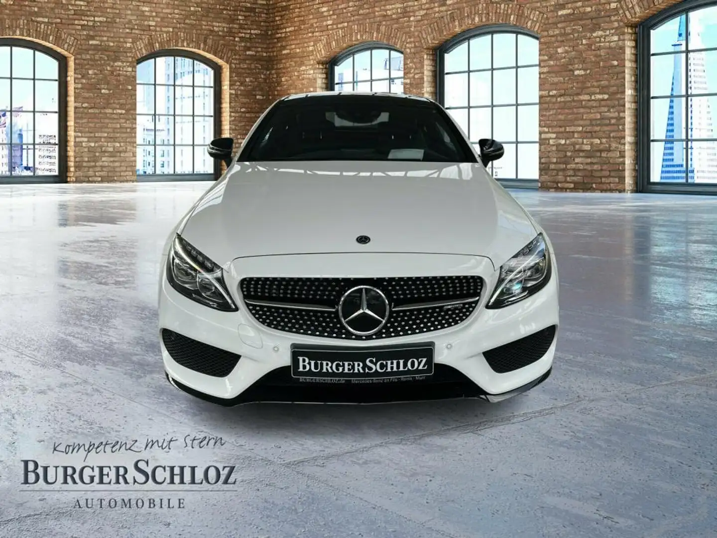 Mercedes-Benz C 43 AMG 4M Coupé Pano Night ACC PDC SHZ Navi White - 2