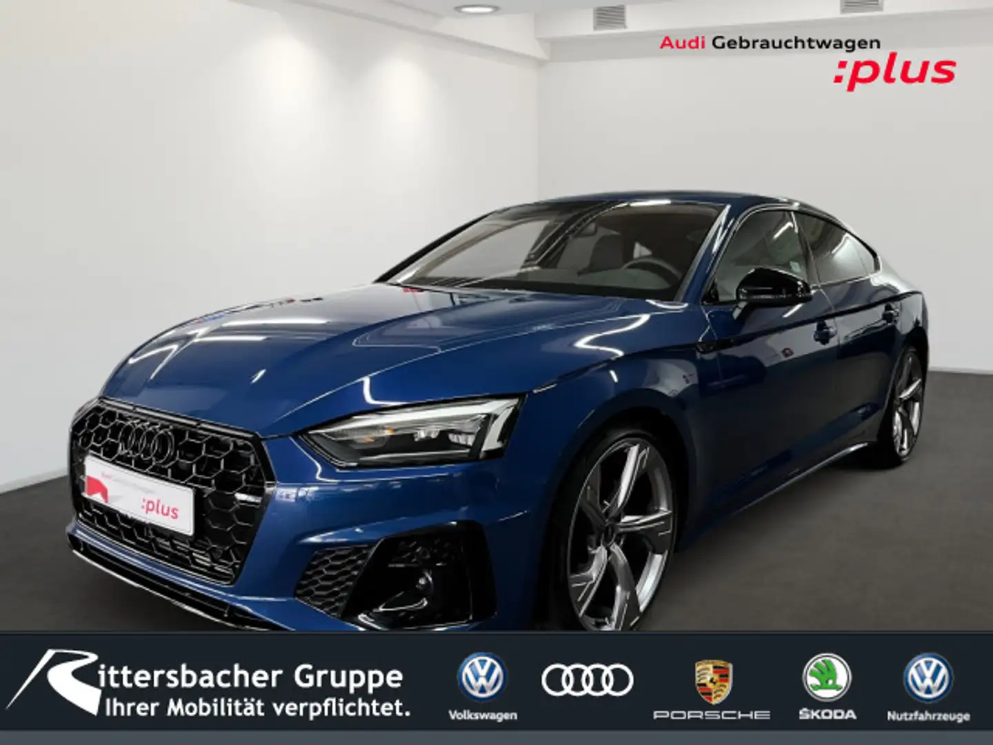 Audi A5 35 TFSI s-line business Competition Bleu - 1