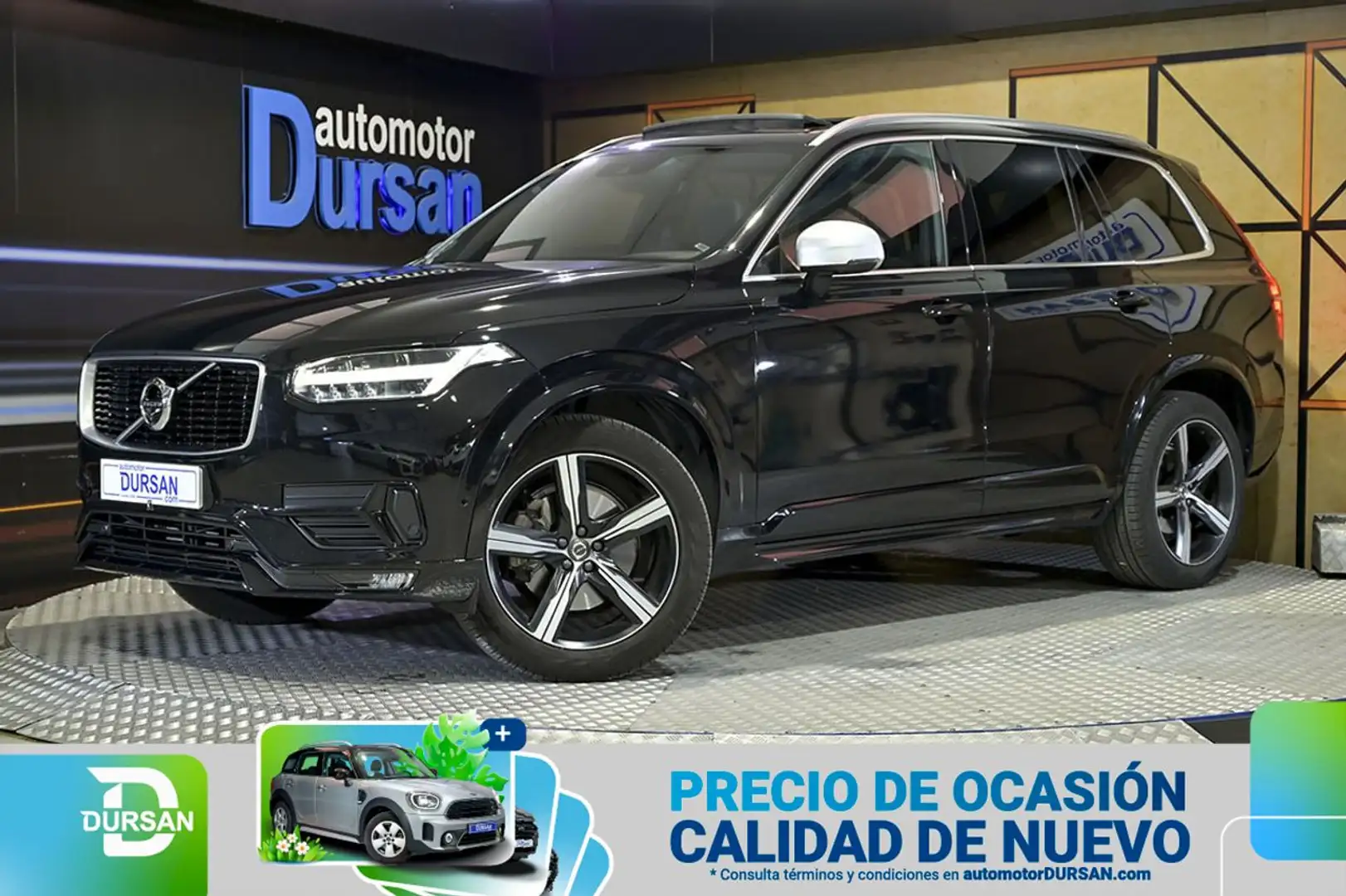 Volvo XC90 D5 R-Design AWD 235 Aut. Negro - 1