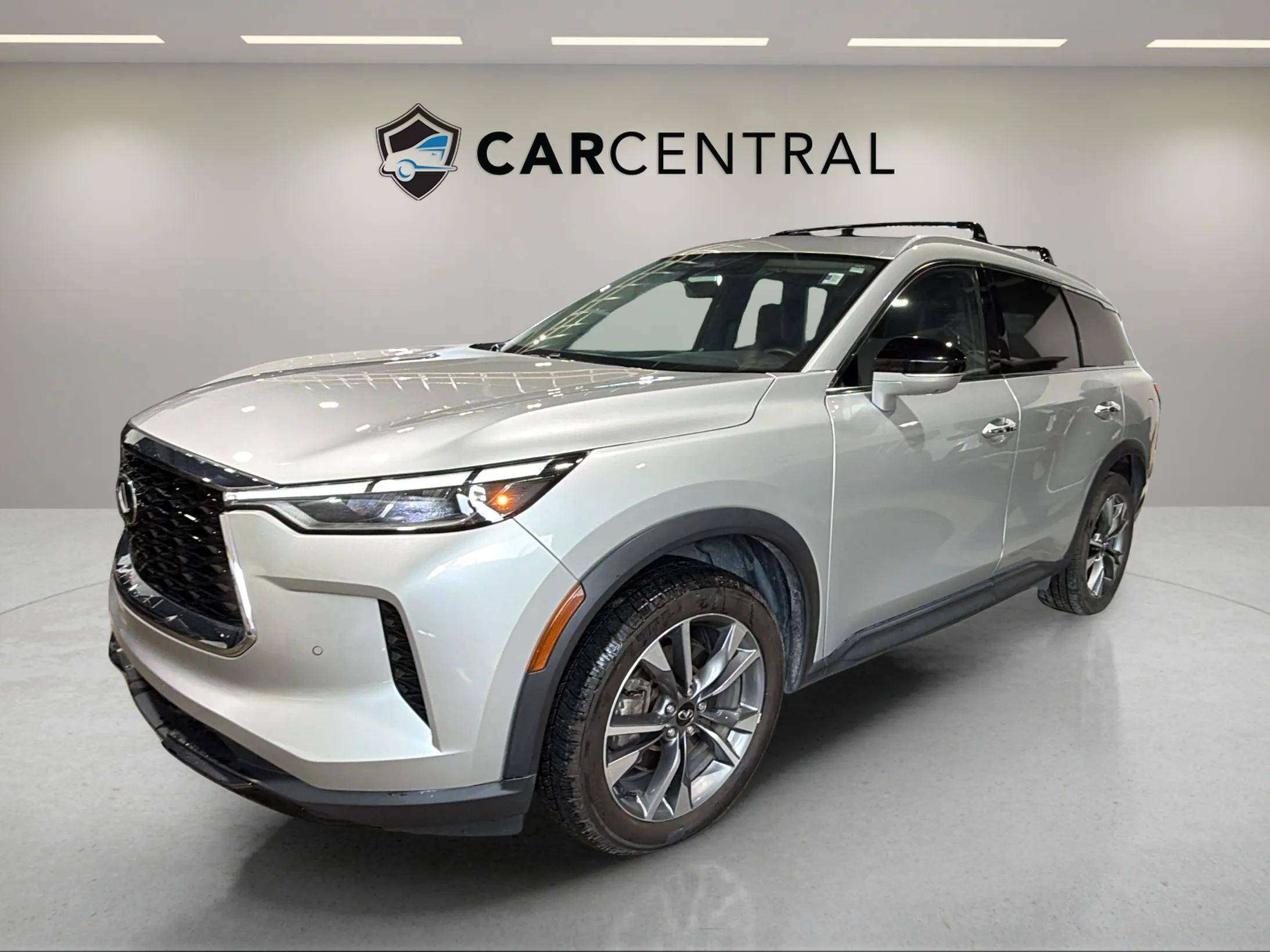 Silver 2023 INFINITI QX60 SUV / Crossover All-Wheel Drive Automatic