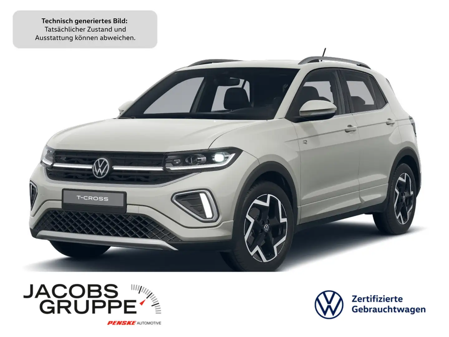 Volkswagen T-Cross R-Line 1.5 TSI ACT DSG ACC*AHK*Navi Pro Grau - 1