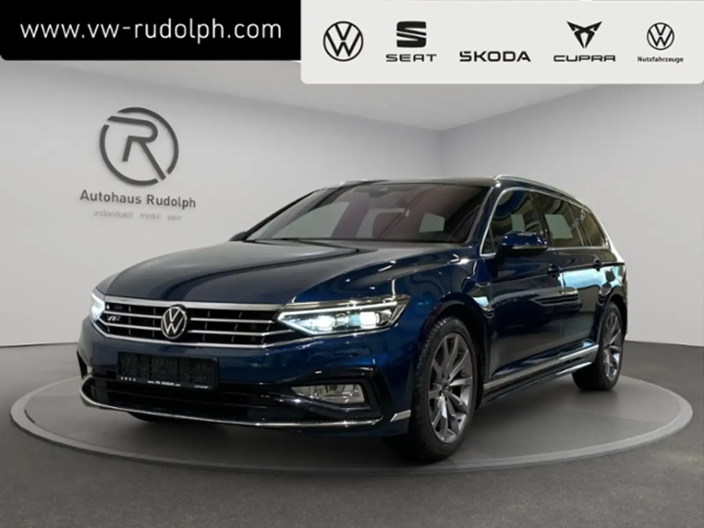 Volkswagen Passat Variant 2.0 TDI 4Motion DSG R-Line / Navi Blau - 1