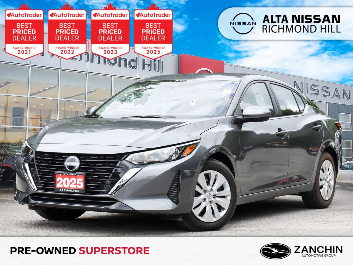 2025 Nissan Sentra S Plus | One Owner | Low Mileage | No Accident | A